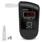 Алкотестер Airline, полупроводниковый, черный - Фото 3