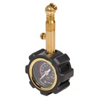 Манометр стрелочный Airline, металлический, 7АТМ, 40 мм обрезиненный с клапаном сброса PRO - Фото 2