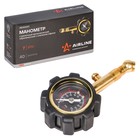 Манометр стрелочный Airline, металлический, 7АТМ, 40 мм обрезиненный с клапаном сброса PRO - Фото 4