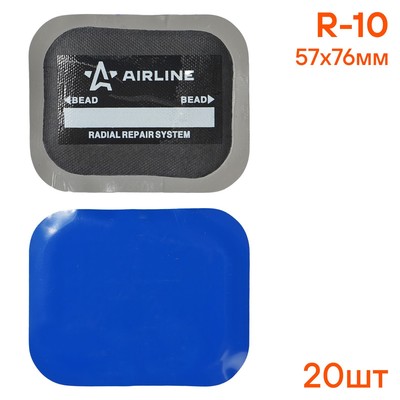 Пластырь кордовый Airline, радиальный R=10, 57×76 мм