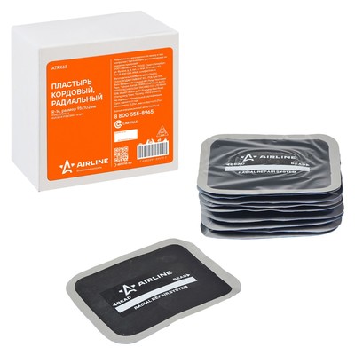 Пластырь кордовый Airline, радиальный R=14, 95×102 мм