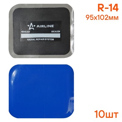 Пластырь кордовый Airline, радиальный R=14, 95×102 мм