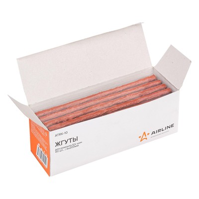 Жгуты для ремонта Airline, бескамерных шин, 6×200 мм, в наборе 60 штук