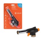 Горелка газовая Airline, на резьбовой баллон, пьезоподжиг, анти-вспышка, 16×5.5×3 см - Фото 1