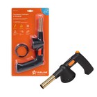 Горелка газовая с ручкой Airline, на резьбовой баллон, пьезоподжиг, 21.5×12.5×5.5 см - Фото 1