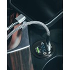 Розетка USB автомобильная Airline, влагозащитная, с 2 портами и вольтметром, 5 В, QC3.0+QC3.0 - Фото 3