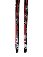 Комплект лыжный: пластиковые лыжи 205 см без насечек, стеклопластиковые палки 165 см, крепления NN75 мм, цвета МИКС - Фото 10