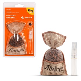 Ароматизатор Airline «Кофе в мешочке со спреем», шоколадный мандарин