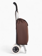 Сумка-тележка хозяйственная на шнуре, 28×18×94 см, коричневая - Фото 4