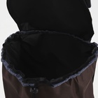 Сумка-тележка хозяйственная на шнуре, 28×18×94 см, коричневая - Фото 6