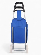 Сумка-тележка хозяйственная на шнуре, 28×18×94 см, васильковая - Фото 5