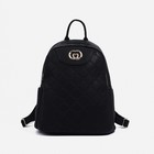 Рюкзак женский из искусственной кожи на молнии Star Bag, 5 наружных карманов, цвет чёрный 9815332 - фото 16310463