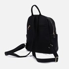 Рюкзак женский из искусственной кожи на молнии Star Bag, 5 наружных карманов, цвет чёрный 9815332 - фото 16310464