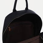 Рюкзак женский из искусственной кожи на молнии Star Bag, 5 наружных карманов, цвет чёрный 9815332 - фото 16310467