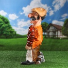 Садовая фигура - подставка для шампуров из полистоуна «Шашлычник», 55×44 см - Фото 4