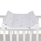 Доска пеленальная для кроваток Polini kids «Звездное сияние», белый-серый - Фото 3