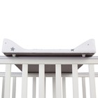 Доска пеленальная для кроваток Polini kids «Звездное сияние», белый-серый - Фото 4