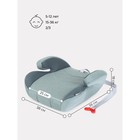 Бустер автомобильный детский Rant Point5 Active Line, группа 2/3 (15-36 кг), цвет зелёный - Фото 3