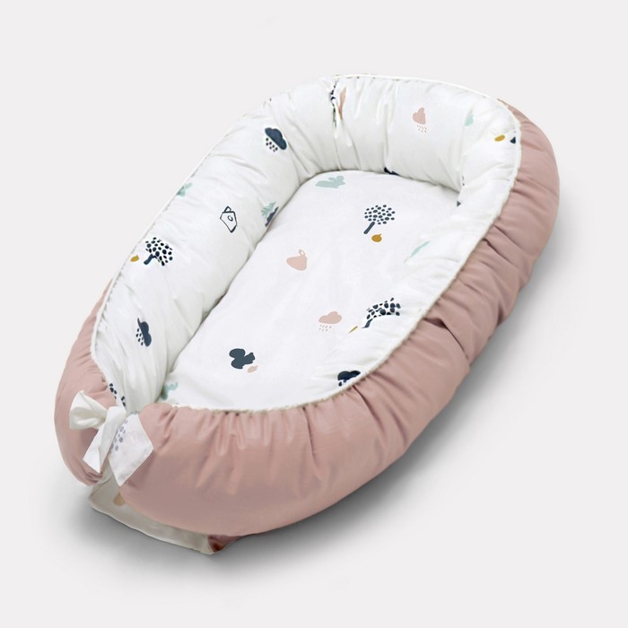 Кокон-гнёздышко Rant Forest, цвет розовый - Фото 1