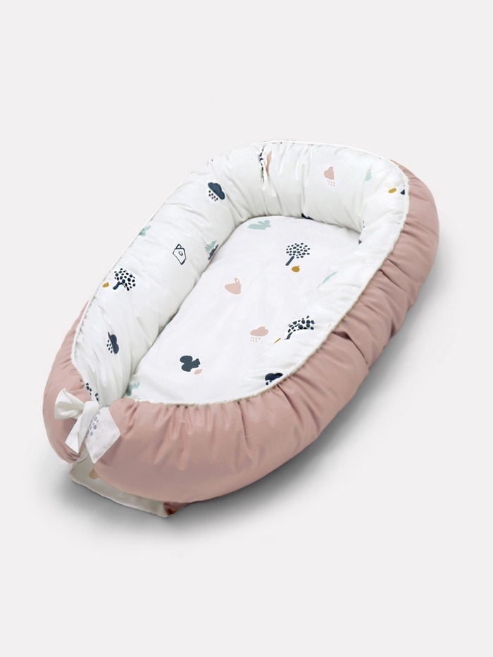 Кокон-гнёздышко Rant Forest, цвет розовый - Фото 1