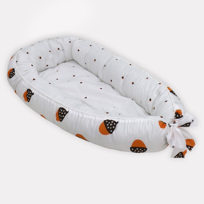 Кокон-гнёздышко Rant Nuts, цвет белый - Фото 1