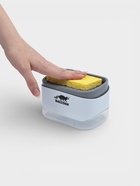 Дозатор для моющего средства с подставкой для губки Raccoon, губка в комплекте - Фото 6