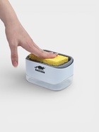 Дозатор для моющего средства с подставкой для губки Raccoon, губка в комплекте - Фото 7