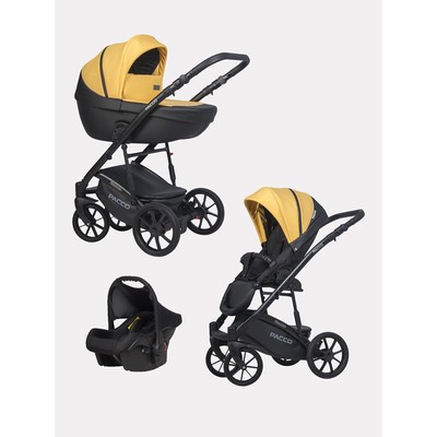 Коляска 2 в 1 Riko Basic Pacco, цвет yellow