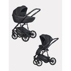 Коляска 2 в 1 Riko Basic Pacco, цвет black - Фото 1