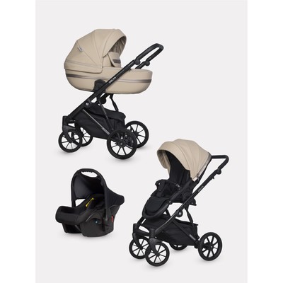 Коляска 3 в 1 Riko Delta Ecco, цвет camel