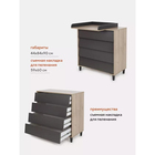 Комод Rant Bergen, 84×44×90 см, цвет moon grey - Фото 2