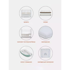 Комод Rant Bergen, 84×44×90 см, цвет moon grey - Фото 4