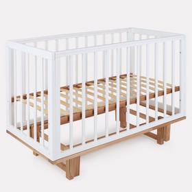 Кроватка Mowbaby Lilla маятник Cloud, 125х66х95 см, белый