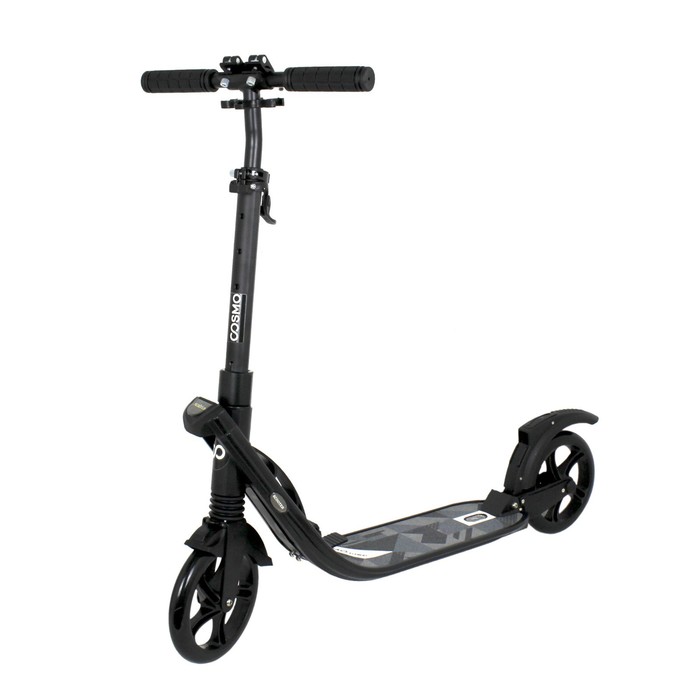 Самокат городской 2-х колесный COSMORIDE ELEMENT XZ-127, 200 мм,чёрный