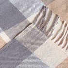 Плед Валенсия 140х200см, 08/LAURA цв.белый/дым/пес/пес, хл50%, пэ30%, пан20% 9809093