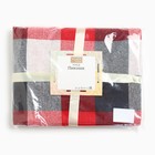 Плед Пикник 170х210см, цвет белый/красный/антрацит, хлопок 20%, пан 40%, полиэстер 40% - Фото 4