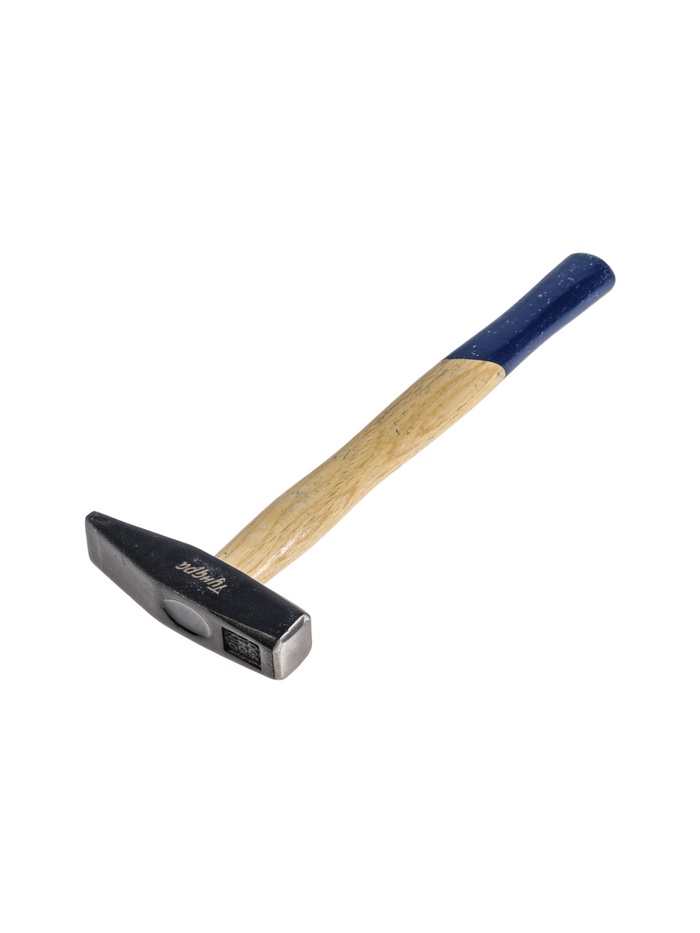 УЦЕНКА Молоток слесарный ТУНДРА ВДОМ, квадратный боек, деревянная рукоятка, 500 г - Фото 1