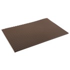 Коврик придверный Sunstep, 40х60 см, материал ЭВА, цвет коричневый - Фото 1