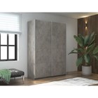 Шкаф-купе «Прайм», 1600×570×2300 мм, 2-х дверный, ЛДСП, цвет бетон - Фото 1