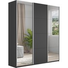 Шкаф-купе «Прайм», 2100×570×2300 мм, 3-х дверный, 2 зеркала / ЛДСП, цвет серый диамант - Фото 1