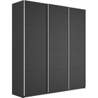 Шкаф-купе «Прайм», 2100×570×2300 мм, 3-х дверный, ЛДСП, цвет серый диамант - Фото 1