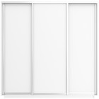 Шкаф купе трёхдверный «Экспресс», 1800×440×2200 мм, ЛДСП, цвет белый снег - Фото 3