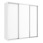 Шкаф купе «Экспресс», 2400×600×2200 мм, 3-х дверный, ЛДСП, цвет белый снег - Фото 2