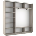 Шкаф купе «Экспресс», 1800×440×2400 мм, 3-х дверный, ЛДСП, цвет ясень шимо светлый - Фото 4