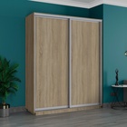 Шкаф купе «Широкий экспресс», 1800×440×2200 мм, 2-х дверный, ЛДСП, цвет сонома - Фото 1