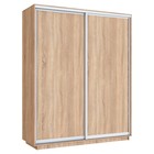 Шкаф купе «Широкий экспресс», 1800×440×2400 мм, 2-х дверный, ЛДСП, цвет сонома - Фото 2