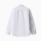 Рубашка для мальчика, цвет белый , рост 134 см - Фото 7