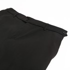Школьные брюки для мальчика, цвет чёрный, рост 152-158 см - Фото 3