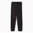 Школьные брюки для мальчика, цвет чёрный, рост 164-170 см - фото 108894659