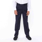 Школьные брюки для мальчика, цвет тёмно-синий, рост 164-170 см - фото 319606124